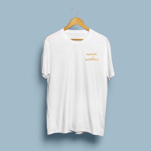 ‘Mornin’ Sunshine’ Embroidered Tee - Picture 2 of 6